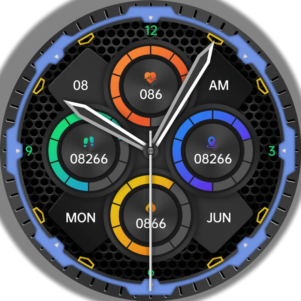 Volkano Power Series Smart Watch - Green - Image 3