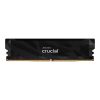 Crucial Pro 16GB 6400Mhz DDR5 Desktop OC Gaming Memory - Black