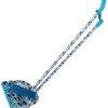 Totally Long Dust Pan Broom Set White Floral