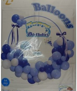 Casey 64pc Blue Birthday Garland Set