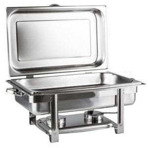 Casey Condere Chafing Dish 10L Rectangular Single Pan Chaffing