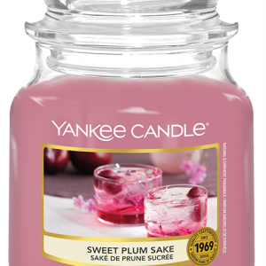 Yankee Candle Sweet Plum Sake Medium Jar Retail Box No