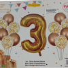 Casey 13pc Gold and White Balloon Set Nr 3