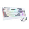 Redragon S151 Wired RGB Gaming Keyboard and Mouse Combo - White and Grey